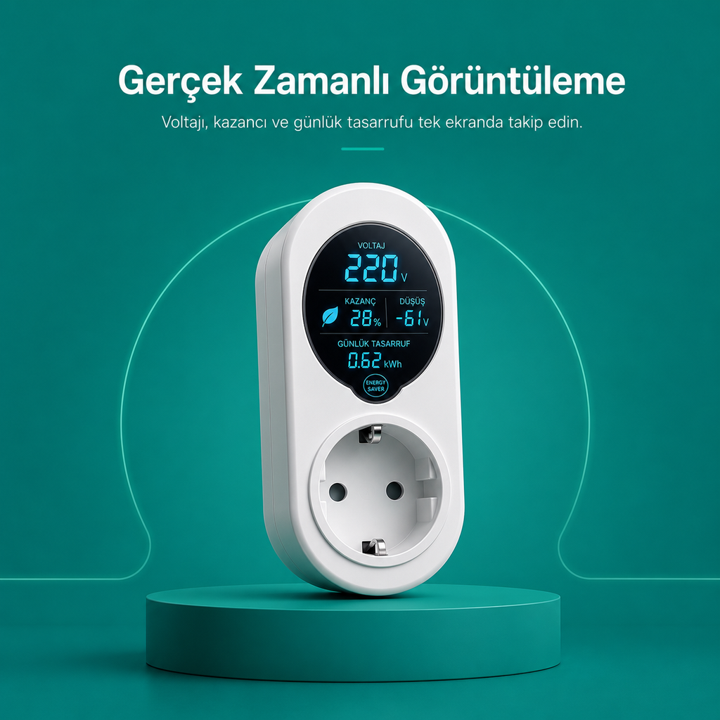 Tasarruf Prizi ™ Akım Korumalı Priz